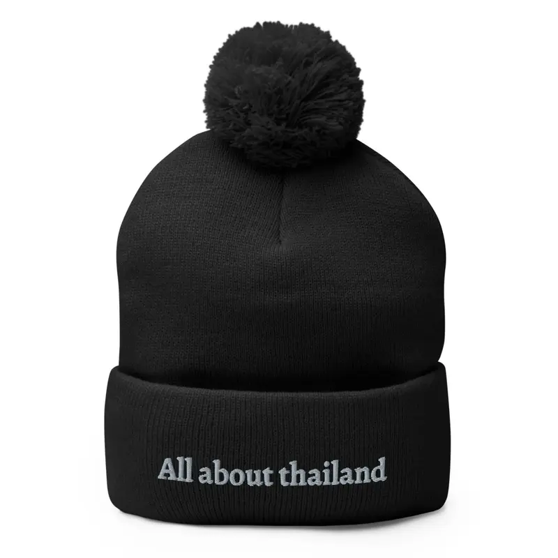 All about Thailand bobble hat